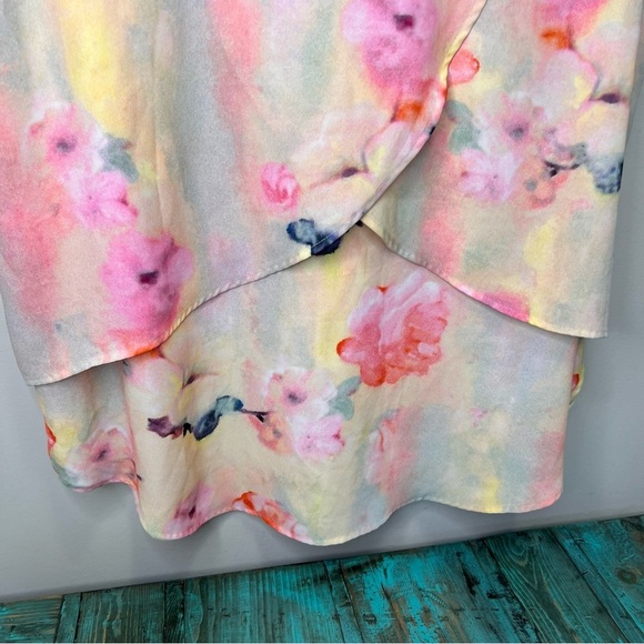 Melissa McCarthy Floral Tunice Sleeveless Blouse Size 1x - Picture 9 of 12